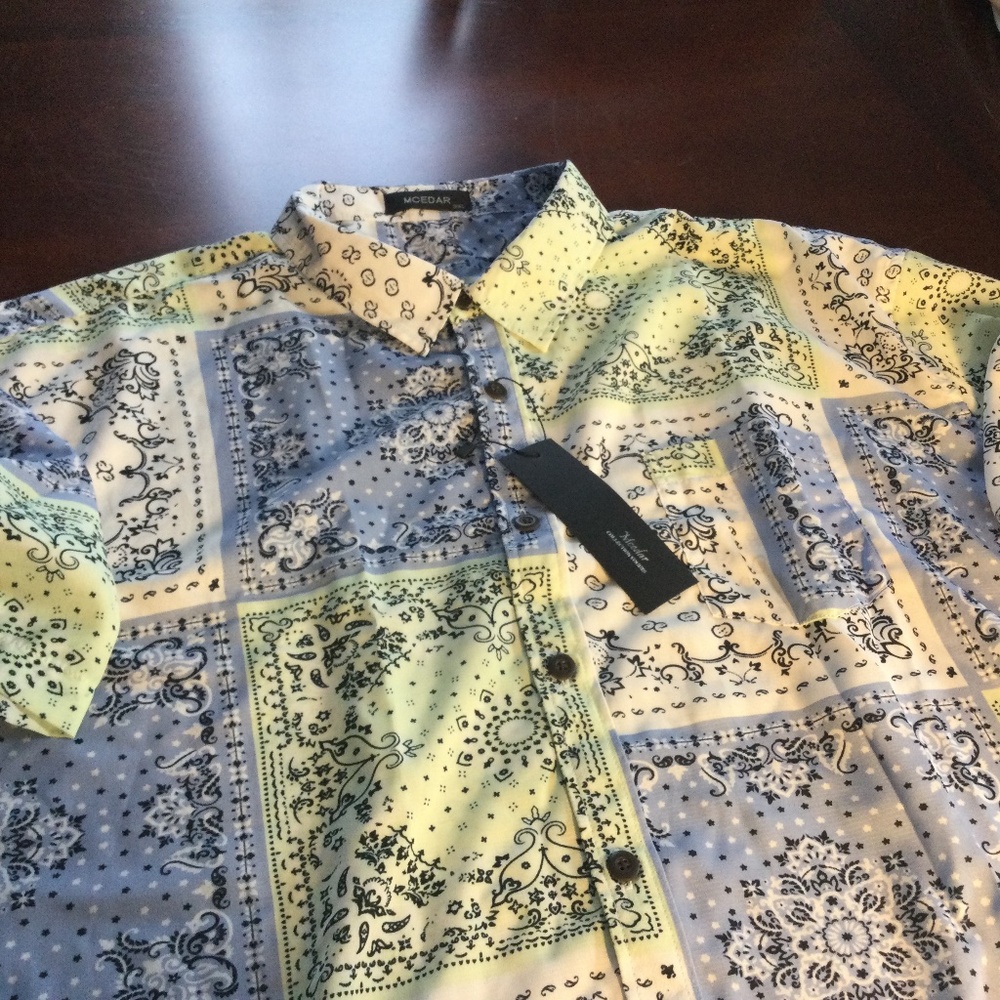 Mcedar Collection Vogues Short Sleeve Shirt …new with tags